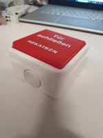 Handauslösetaster für Aufbaumontage/UP-Montage Türschliessen