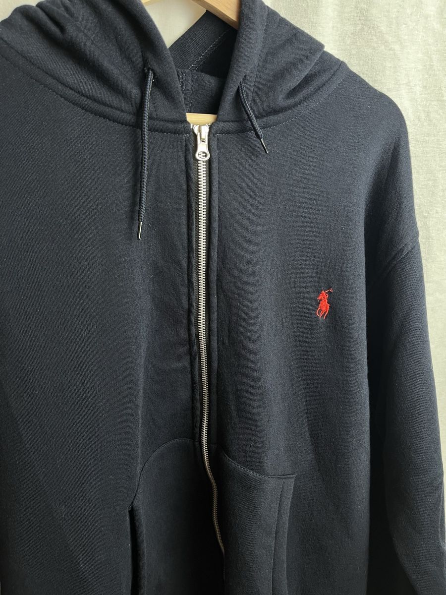 Ralph Lauren Pullover & Sweatshirts: Pull à capuche zippé Ralph Lauren bleu marine  – Neu (gemäss Beschreibung) aus Les Avanchets von lunedeneige.shop 1
