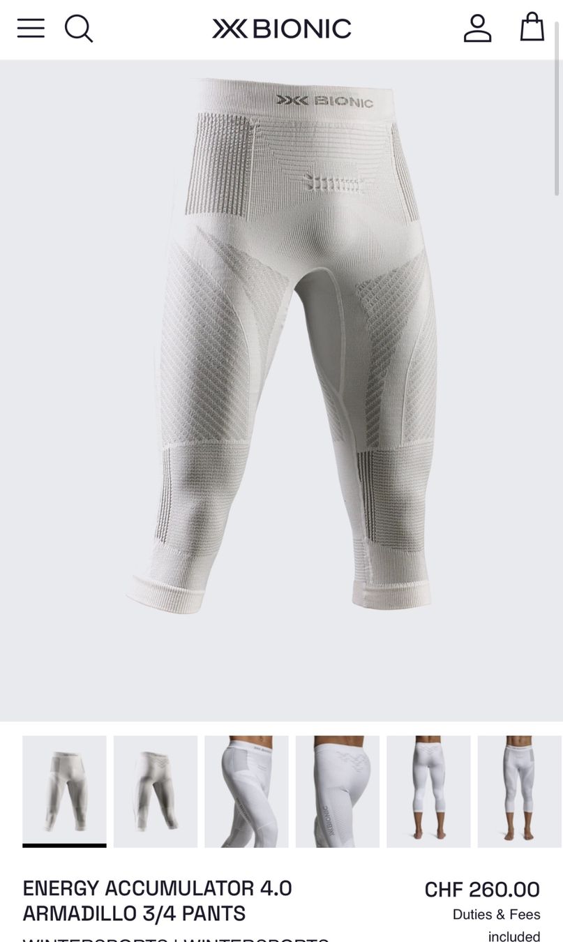 X-bionic Biancheria intima: X-bionic FIS-CERTIFIED PROTECTION – Nuovo e nell'imballaggio originale da Anières venduto da mar_q7wr