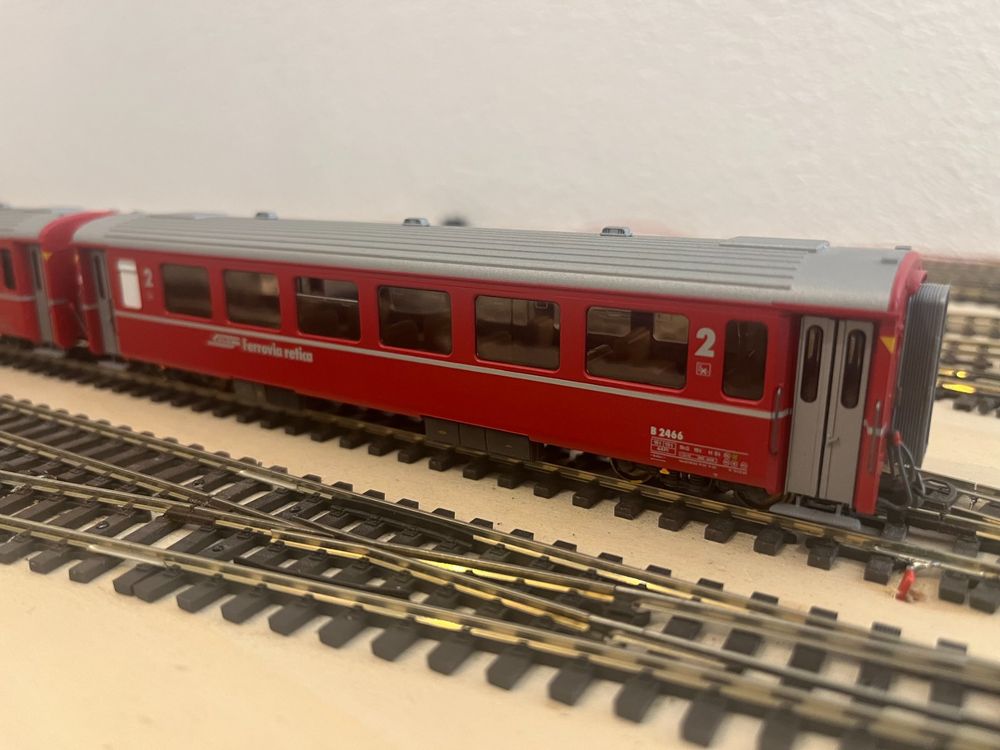 Bemo 3282 116 / 3282 117 - RhB EW III B 2466 / 2467 | Kaufen Auf Ricardo