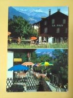 Leysin Waadt Werbekarte Hotel La Paix