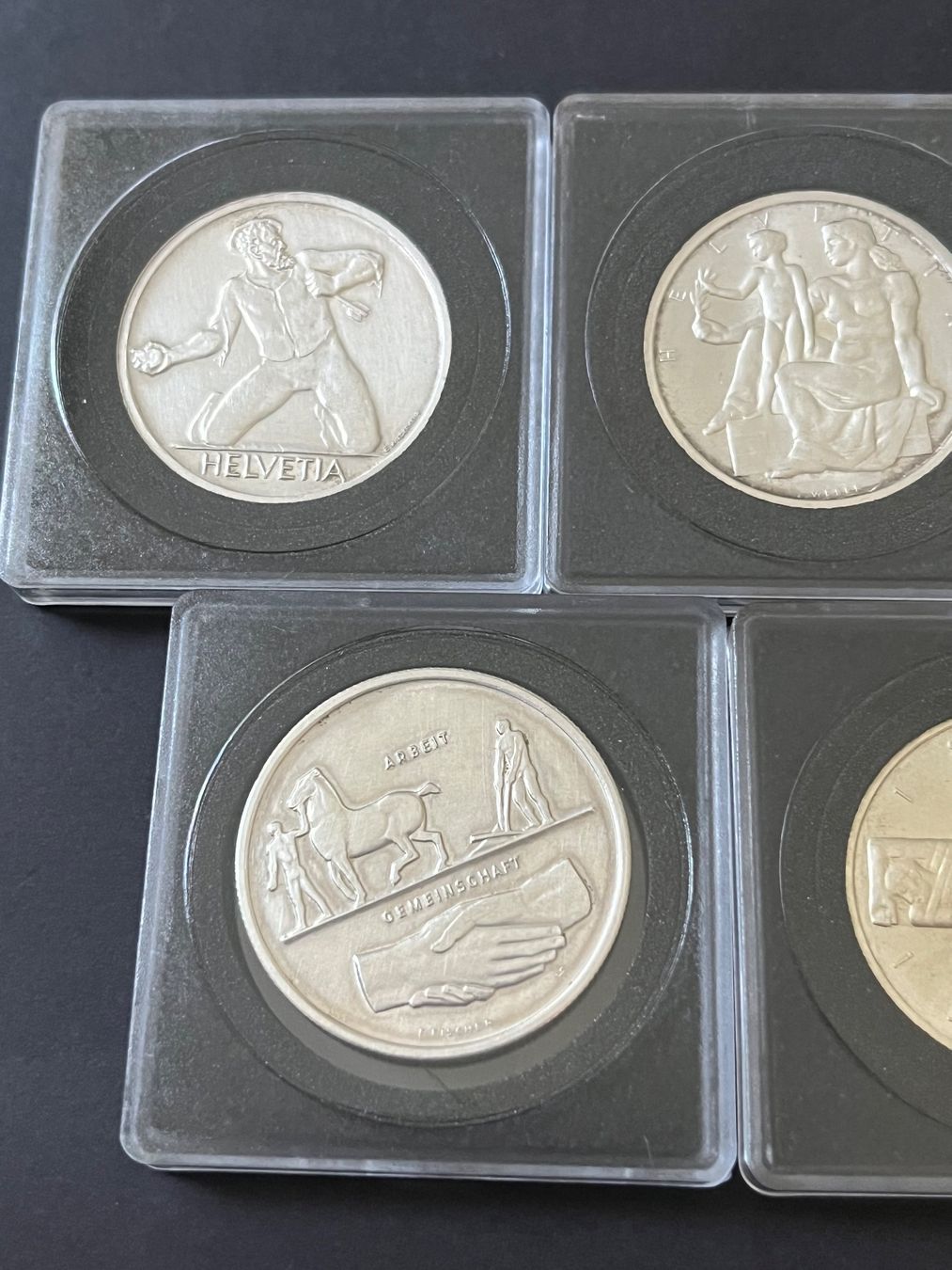 Toutes les monnaies: 5x Schweizer silber Gedenkmünzen – D'occasion à Neuenhof par Mastermind-73 2