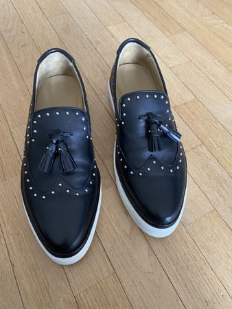 chaussures Hermes en cuir