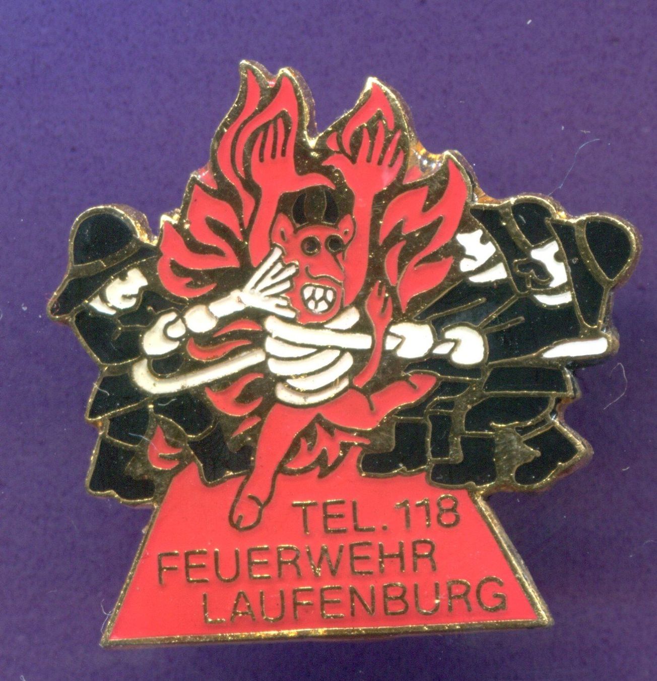Placchette & Badge: Feuerwehr  LAUFENBURG – Usato da Winterthur venduto da Sammleroase