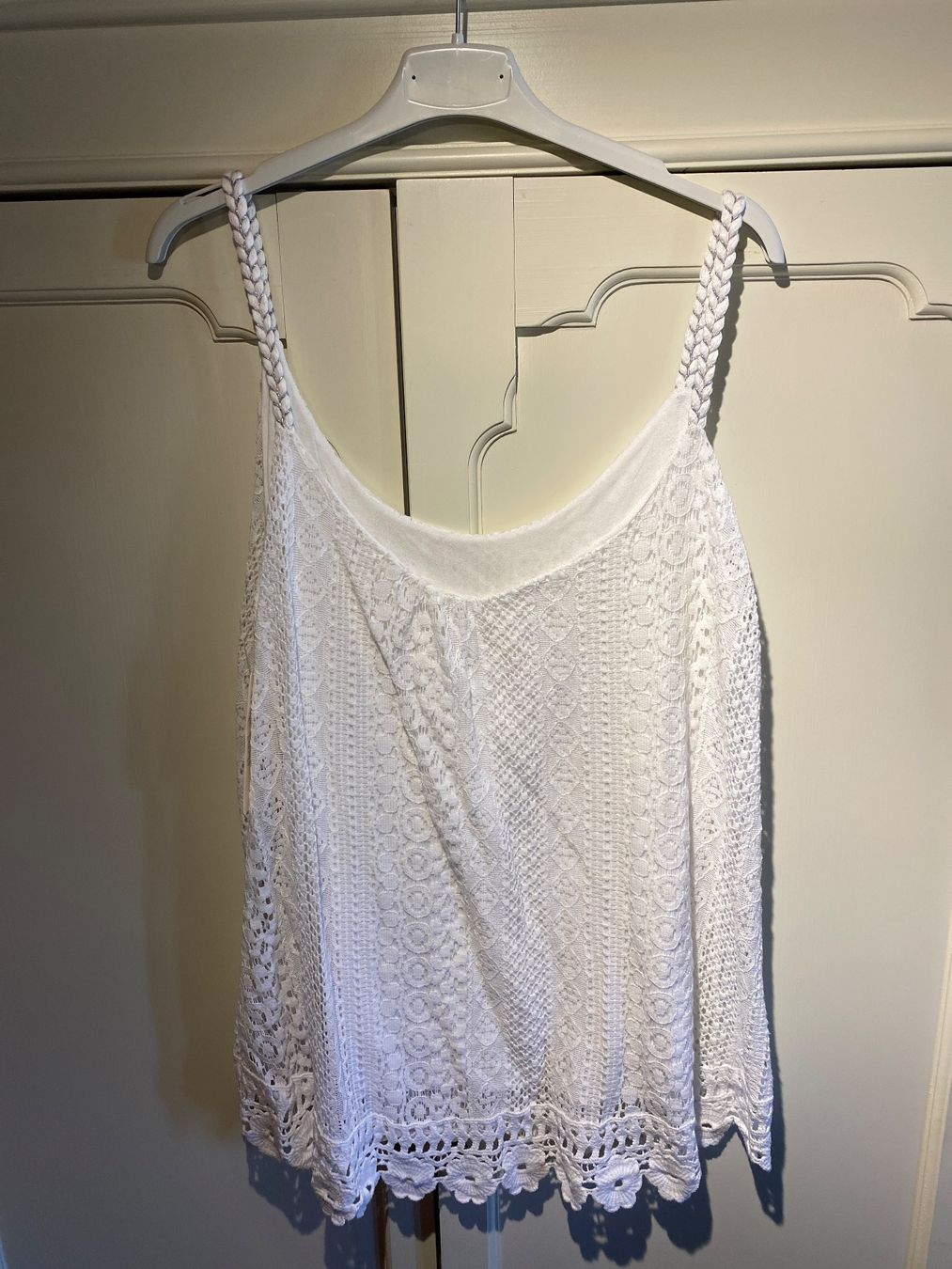 Tops: SPITZEN TRÄGER TOP VINTAGE-WEISS – Neu und originalverpackt aus Meienried von ManuelaBoutique 2