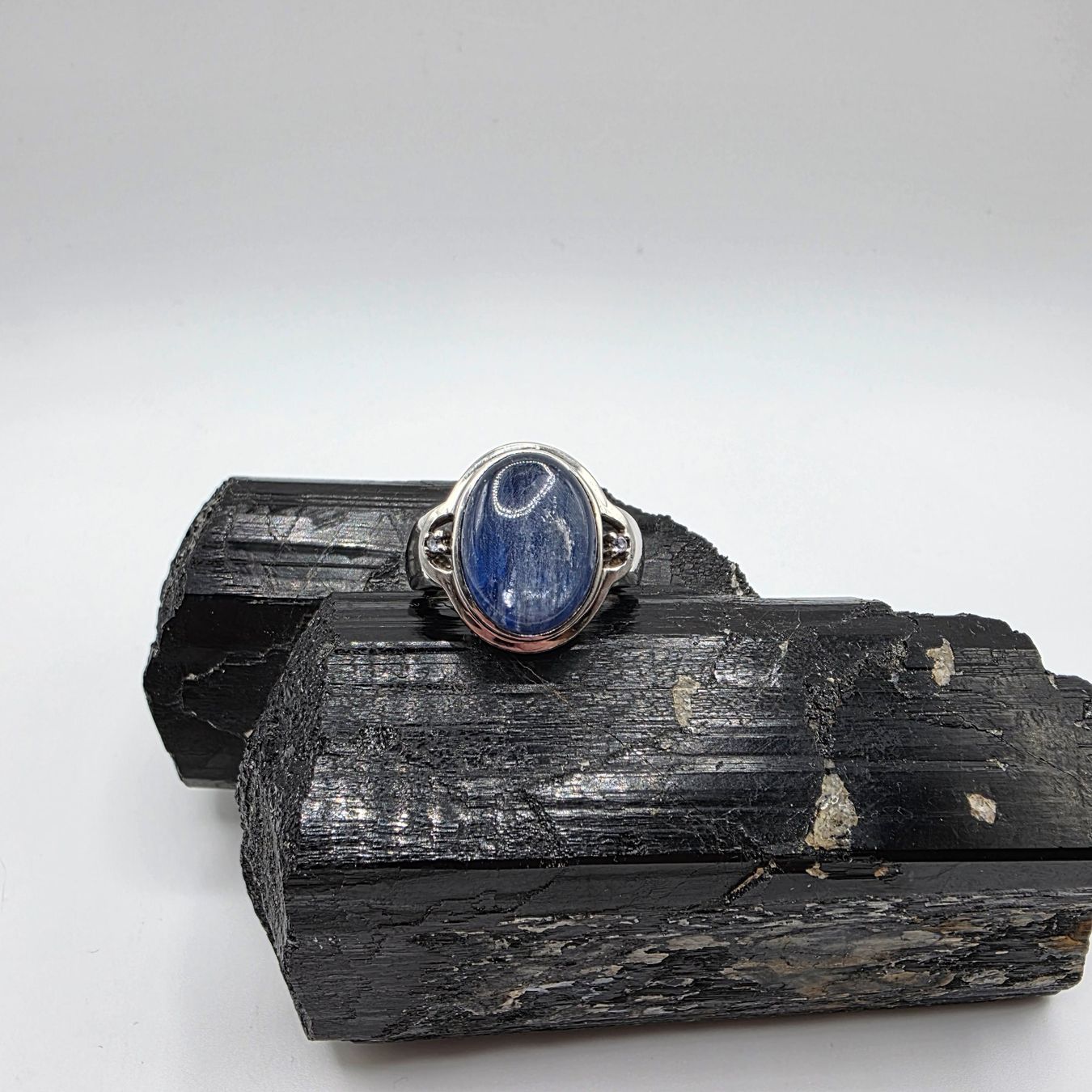 Ringe: Wunderschöner Silberring mit Disthen Grösse 60 – Neu (gemäss Beschreibung) aus Füllinsdorf von Faulan_6