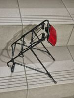 Gepäckträger Fahrrad schwarz mit Reflektor gebraucht