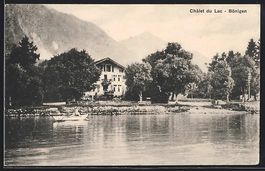 AK Bönigen, Chalet du Lac, 1918