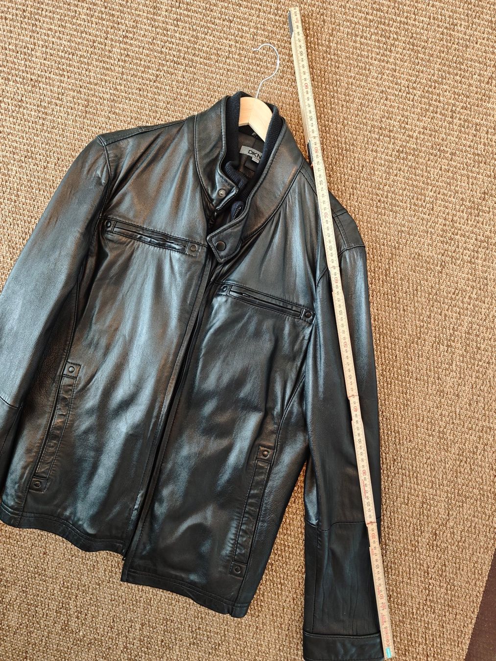 DKNY Giacche: DKNY Herren Lederjacke Schwarz, Grösse M – Usato da Thundorf venduto da Napsty 8