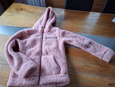 Tommy Hilfiger Teddyfleece Jacke Rosa, Grösse 116 Winter
