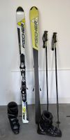 Fischer Ski RC4 SC mit Skischuhen Salomon und Gipron Stöcken