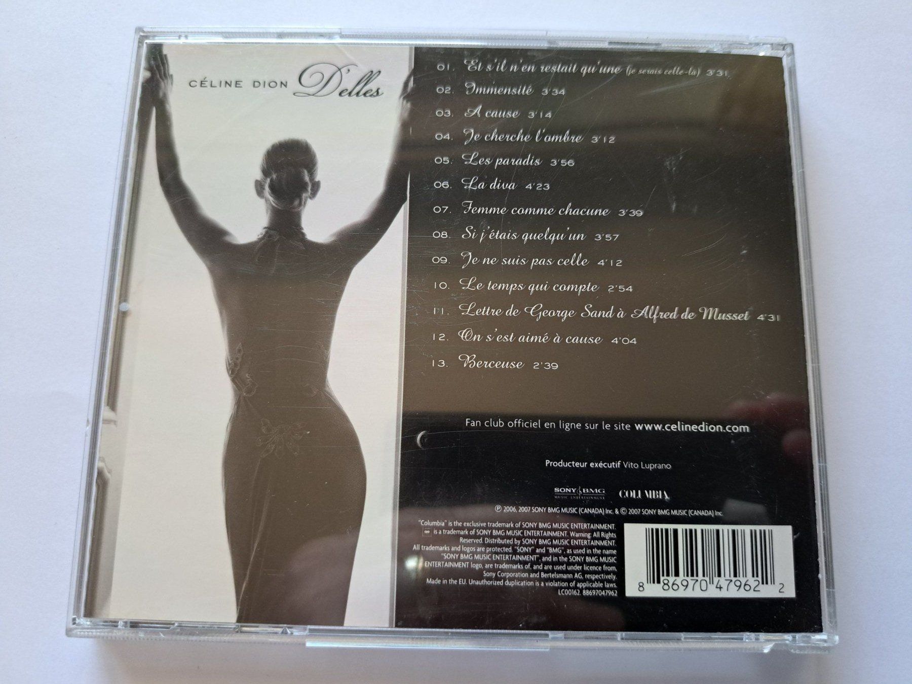CDs: Cd Céline Dion - D'elles – D'occasion à Pully par bro_n52j 1