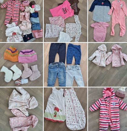 Kinderkleider Paket Grösse 80, Winter-Frühling-Übergangszeit