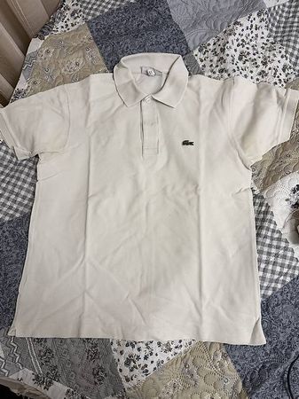 Polo Lacoste blanc  Taille M