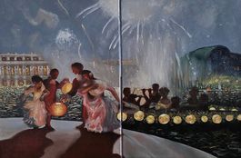Ölgemälde / Tableau peinture à l'huile sur toile