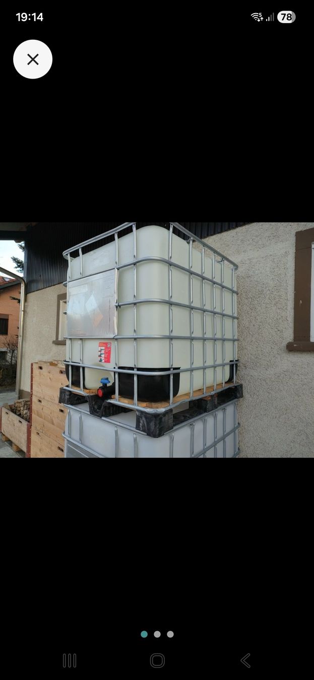Contenitori edile: IBC Container 1000L Frisch gereinigt – Usato da Zuckenriet venduto da baro05