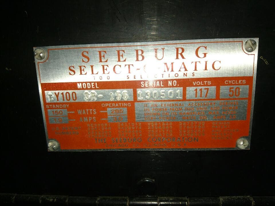 Seeburg Musiktruhen: JukeBox – Gebraucht aus Winterthur von N.Ferlisi 7