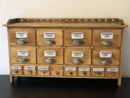 Gewürzmöbeli, antike Schubladenkommode Küche