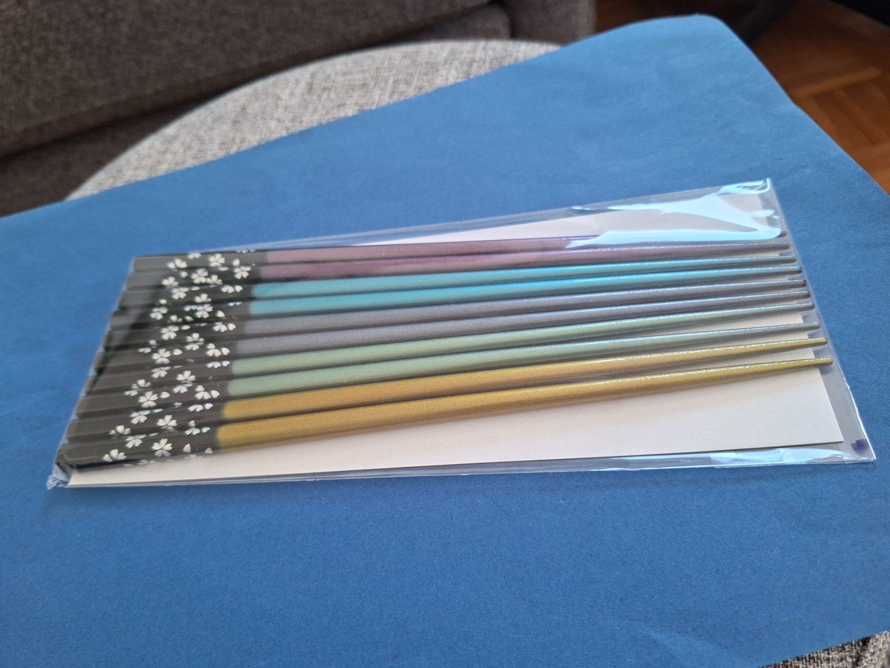 Set di posate: Made in Japan CHOPSTICKS set/Stäbchen/Silver Cherry Blossoms – Nuovo (secondo la descrizione) da Goldach venduto da mamakotzi 6