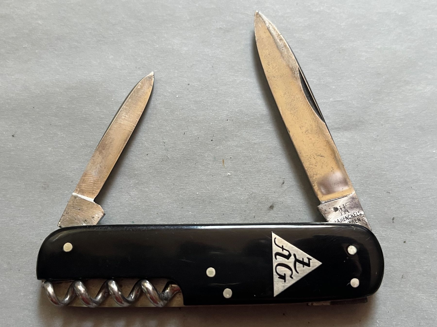 Solingen Coltelli tascabile: Sackmesser J.A. HENCKELS Solingen 83 mm – Usato da Zürich venduto da FV.vintage 1