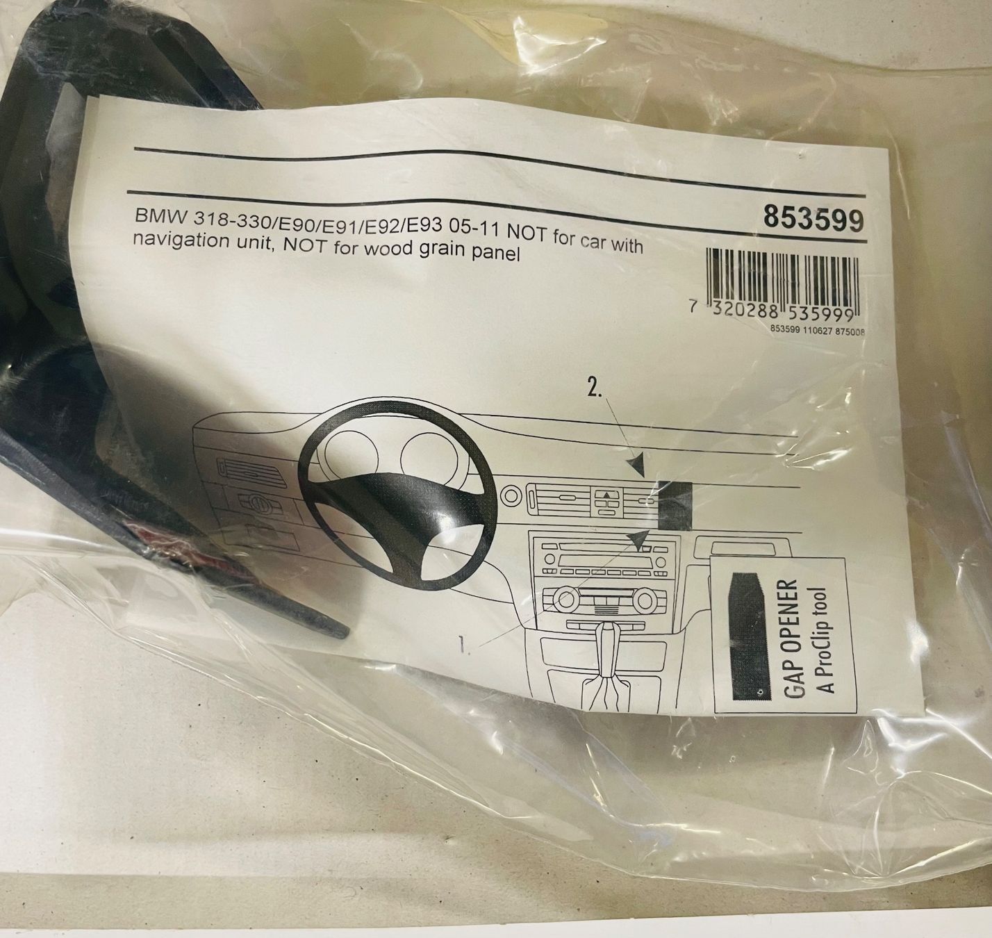 Halterungen: Brodit BMW 318-330 E90/E91/E92/E93 05-11 Montagekit 🚗 – Neu und originalverpackt aus Lyss von Up145280 2