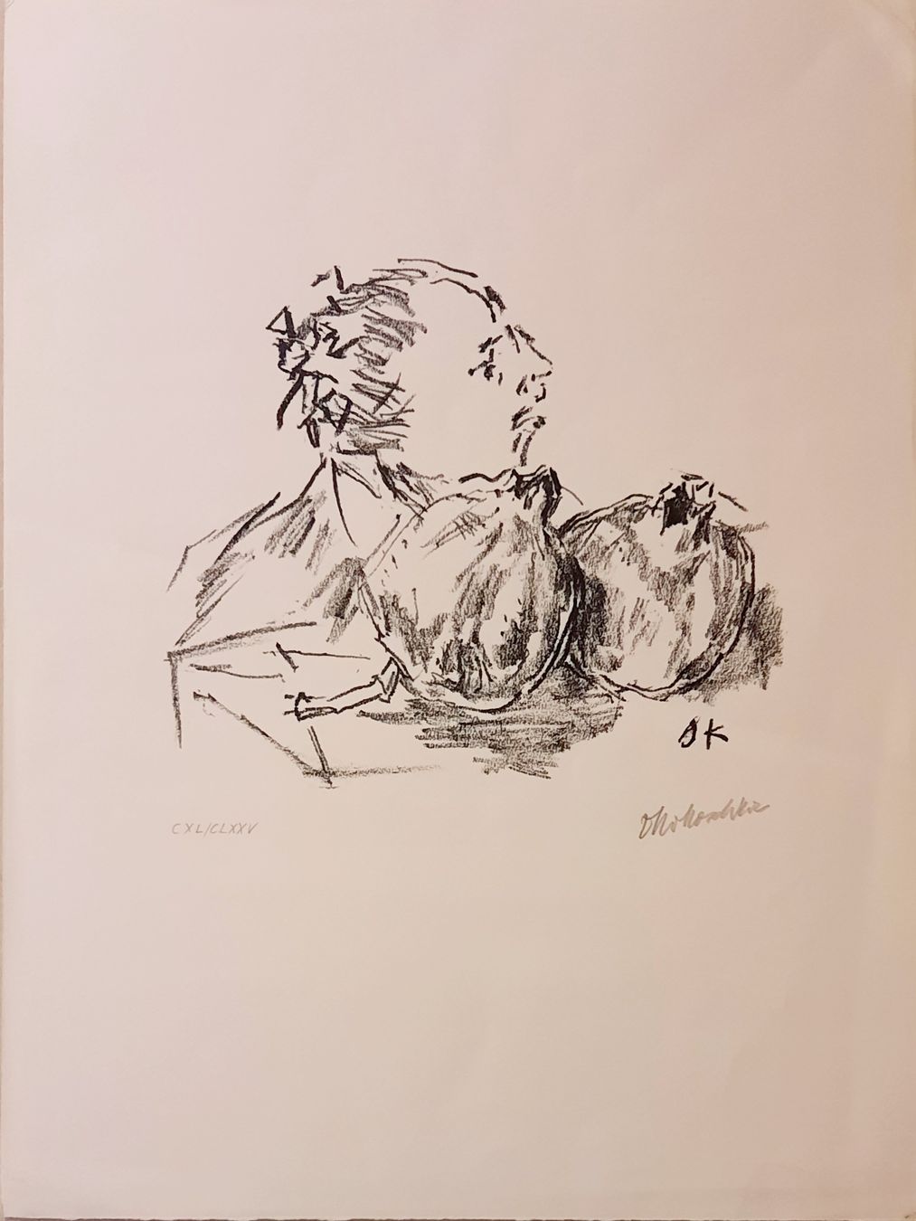 Grafica & Litografie: OSKAR KOKOSCHKA 1886 - 1980 – Usato da Genève venduto da Enigme8