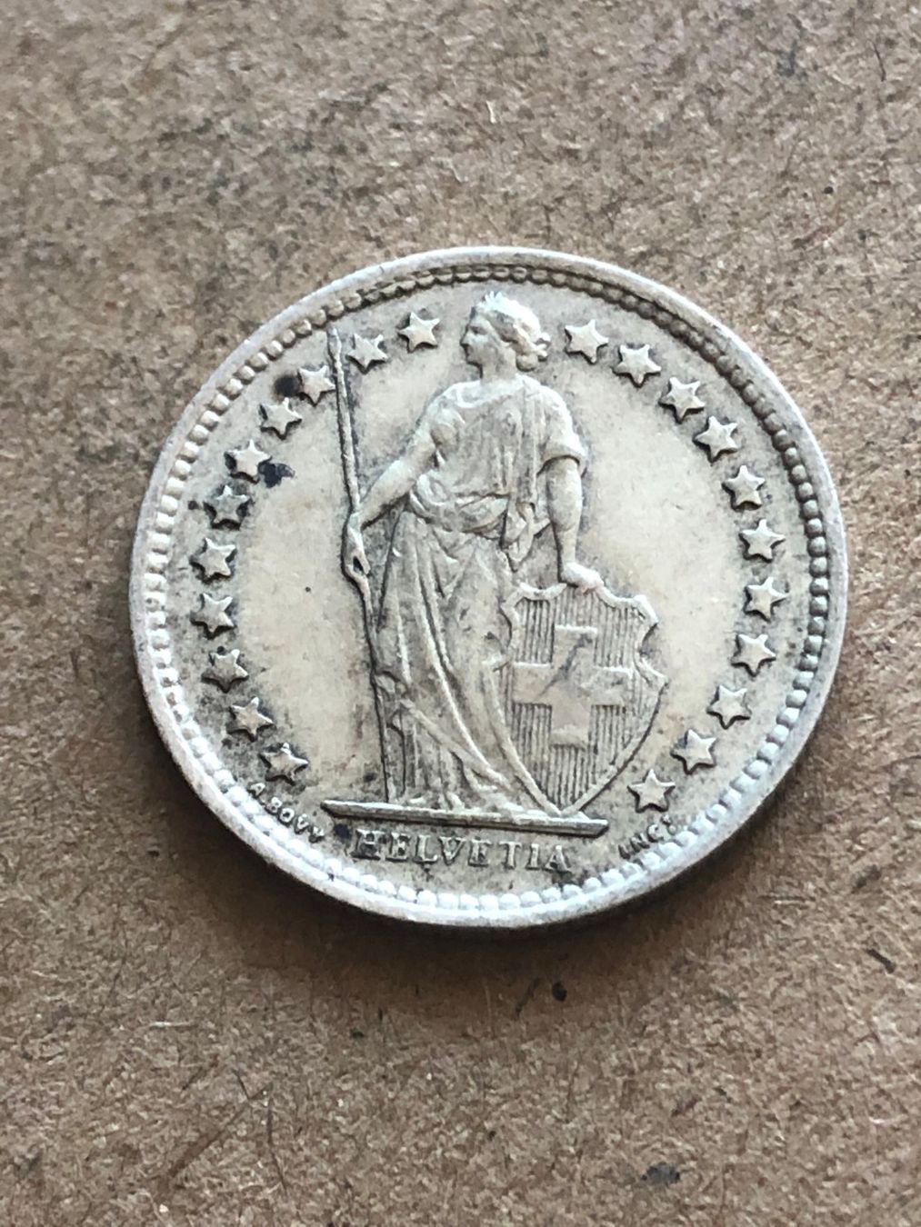 Toutes les monnaies: 50 Rp. 1957 – D'occasion à Schötz par Odpa 1