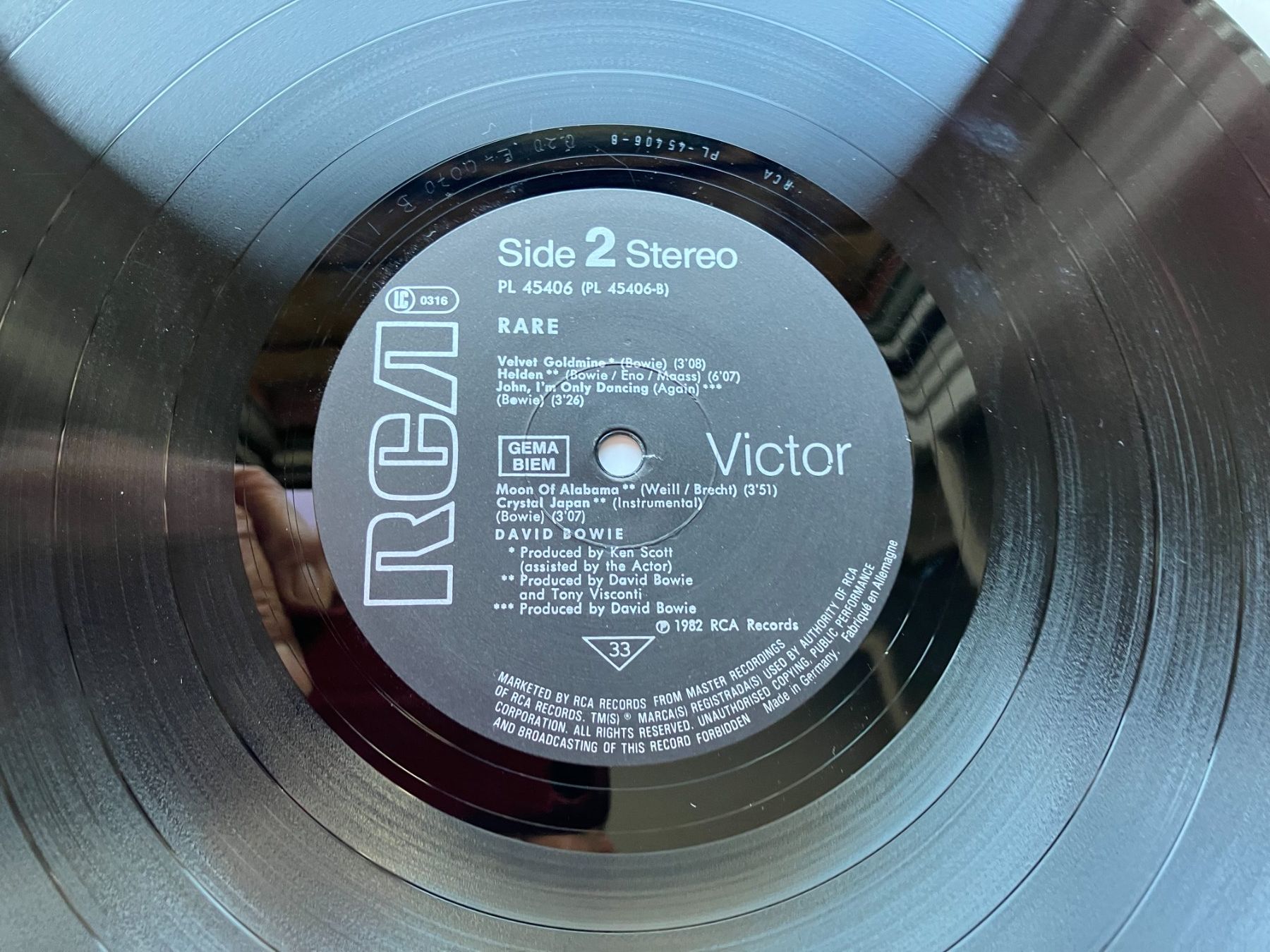 Vinyles: David Bowie – D'occasion à Aarwangen par Jukebox3 9