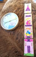 Haba Wanduhr & Kinder Messstab Set