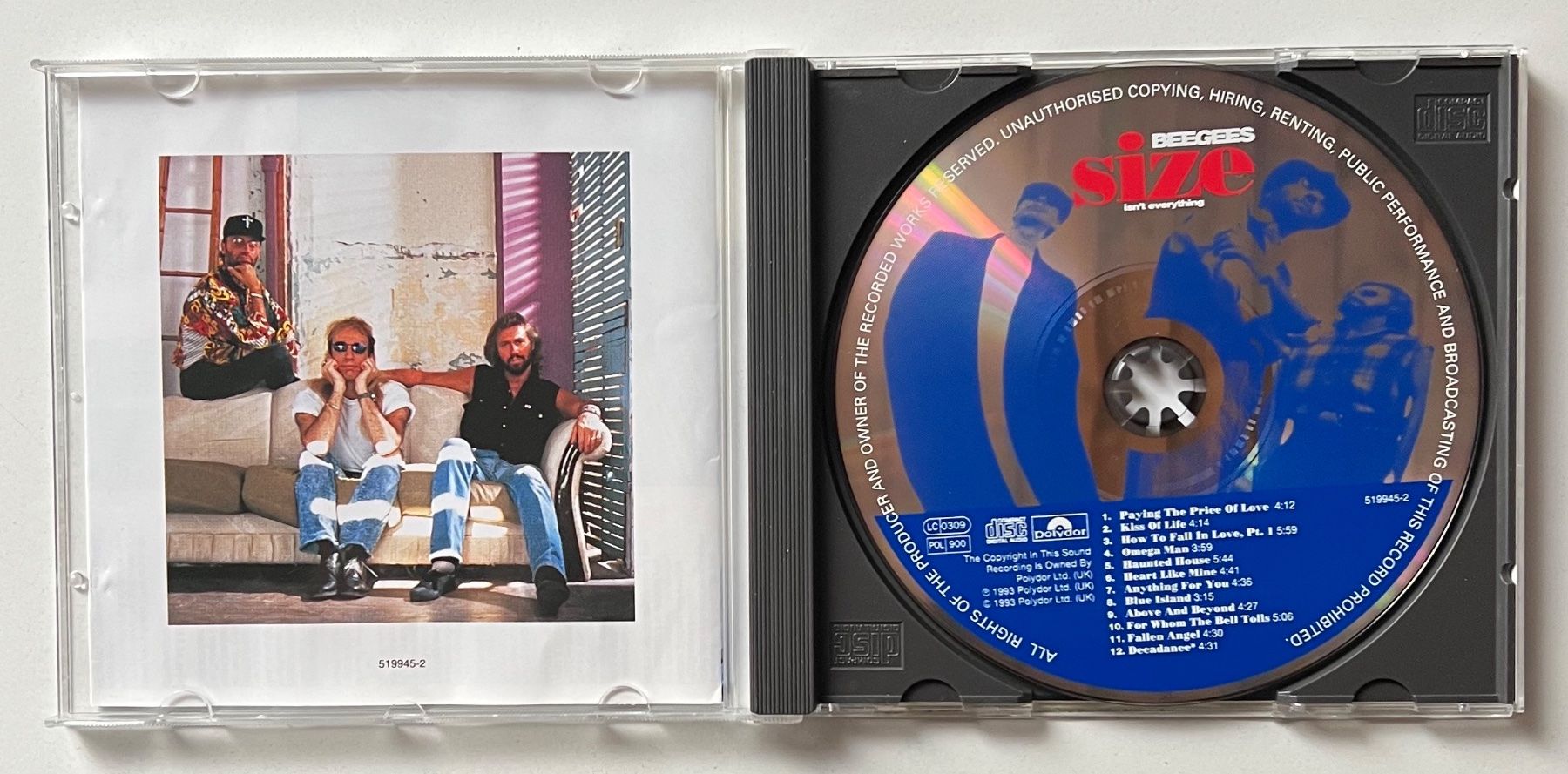 CD: Bee Gees / Size Isn't Everything – Usato da Näfels venduto da rottabi 2