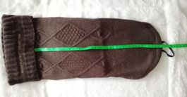 Hunter Hundestrickpullover braun 42 cm Rückenlänge