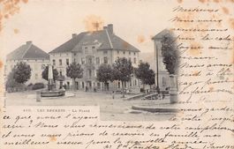 Les Brenets, la Place, circulée 1903