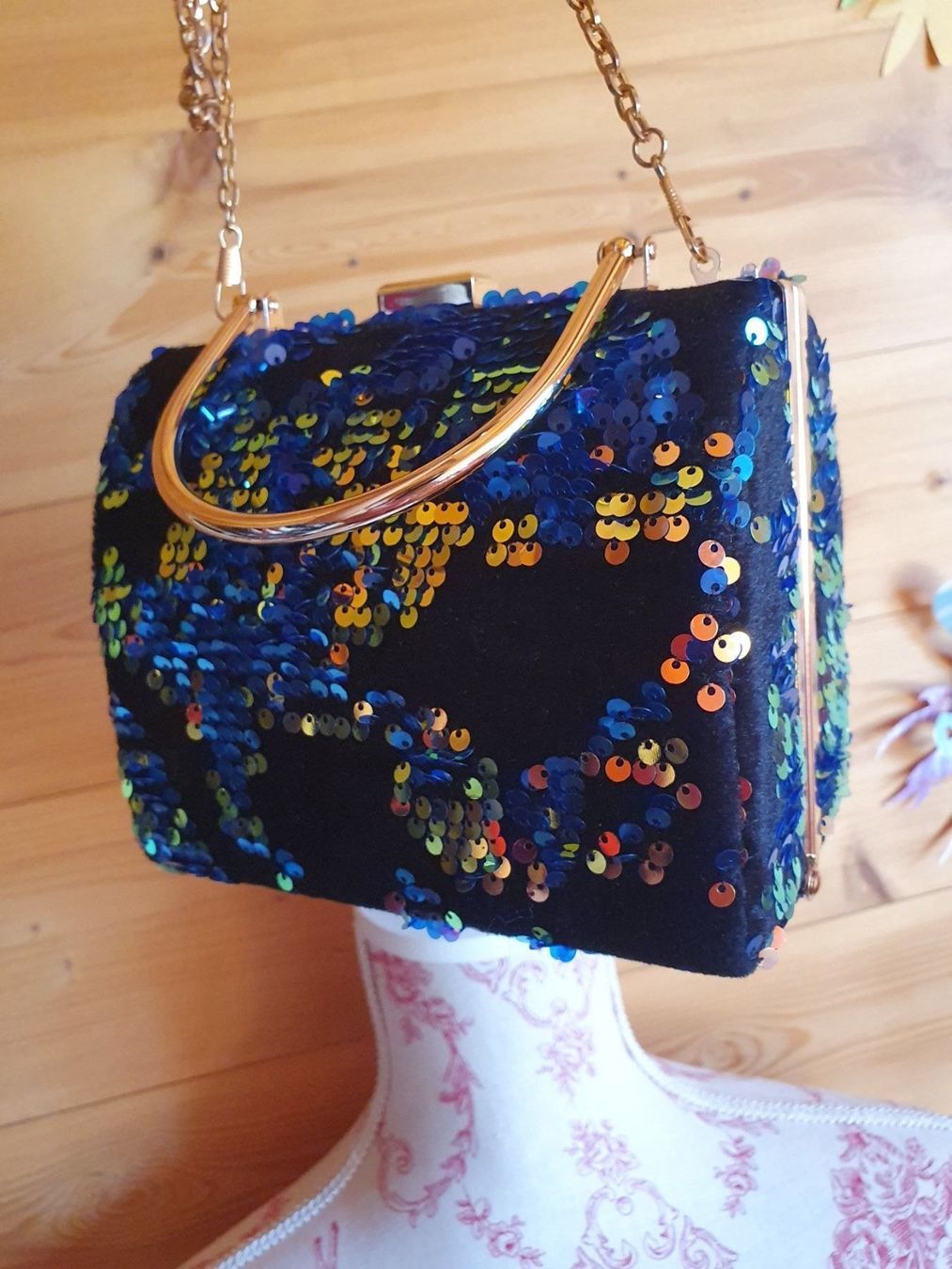Borse da donna: Sac pochette - clutch à sequins – Nuovo (secondo la descrizione) da Corbeyrier venduto da Lalaland99 8