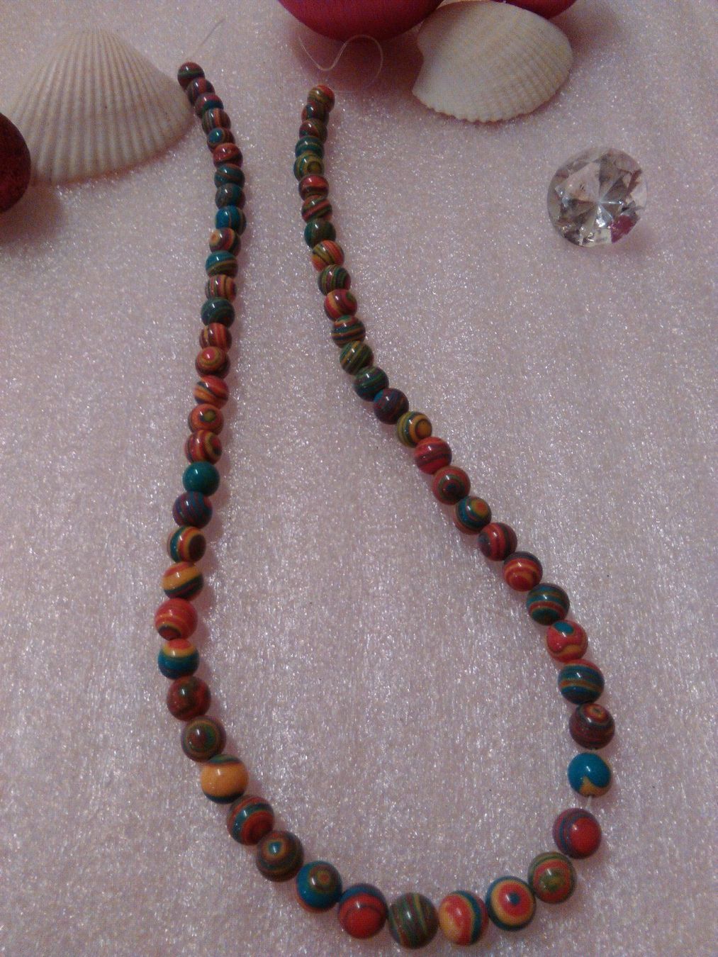 Catenine: STRAND KETTE ODER 2 armbander,malaqiet – Nuovo (secondo la descrizione) da Basel venduto da bijoutrie_4 3