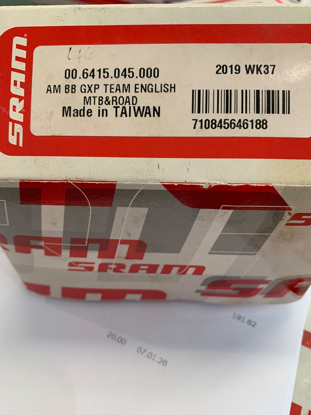 Sram Ersatzteile: Stam Innenlager GXP – Neu und originalverpackt aus Widen von chilli2hot
