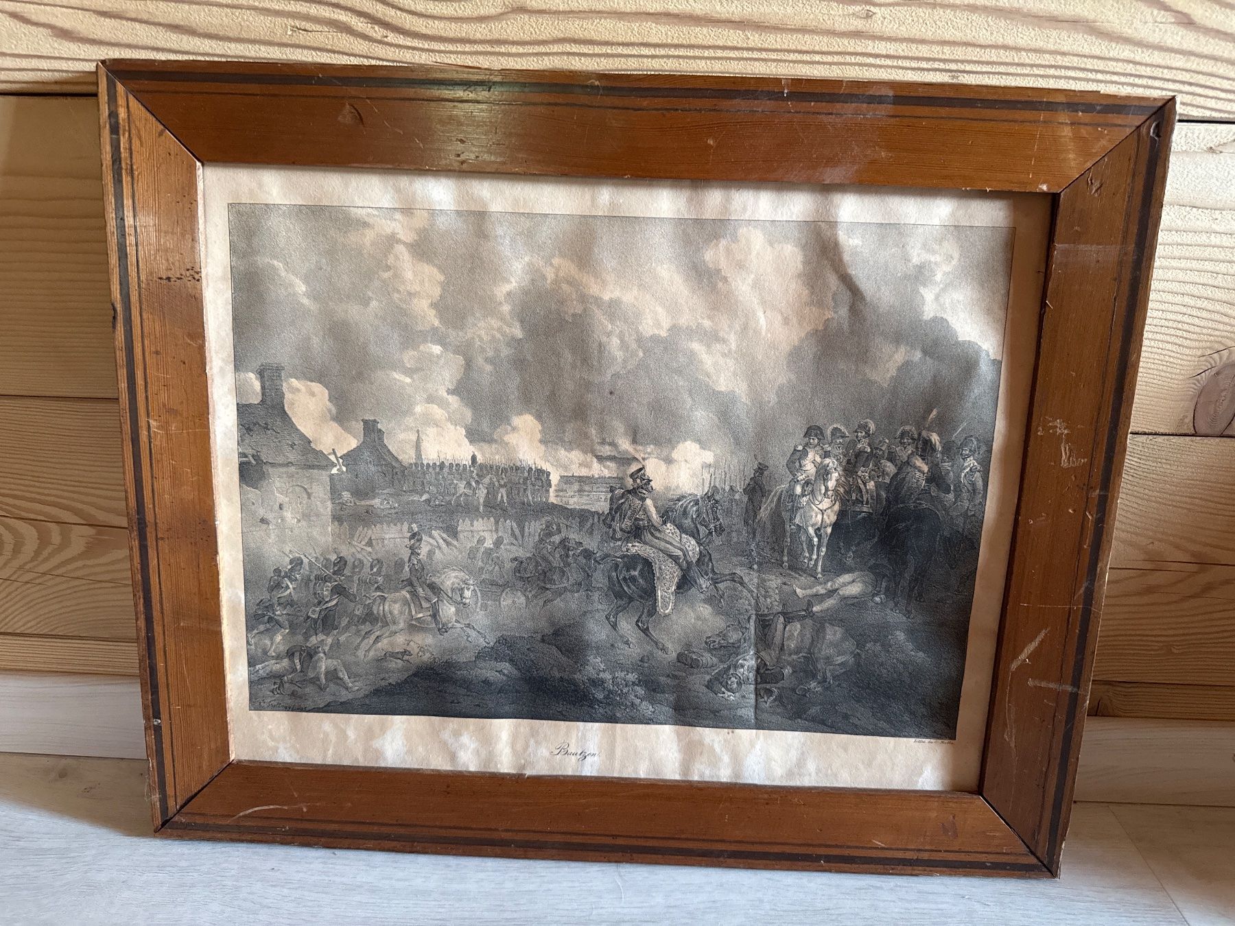 Grafica & Litografie: Superbe lithographie représentant la Bataille de Bautzen – Usato da Erde venduto da CBarts