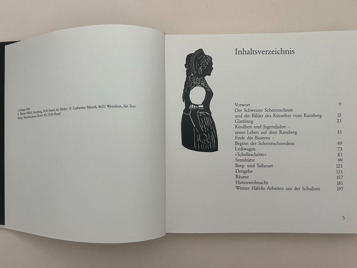 Grafica & Litografie: BUCH: Werner Häfeli, Scherenschnitte – Usato da Rain venduto da Pic-Ass 3
