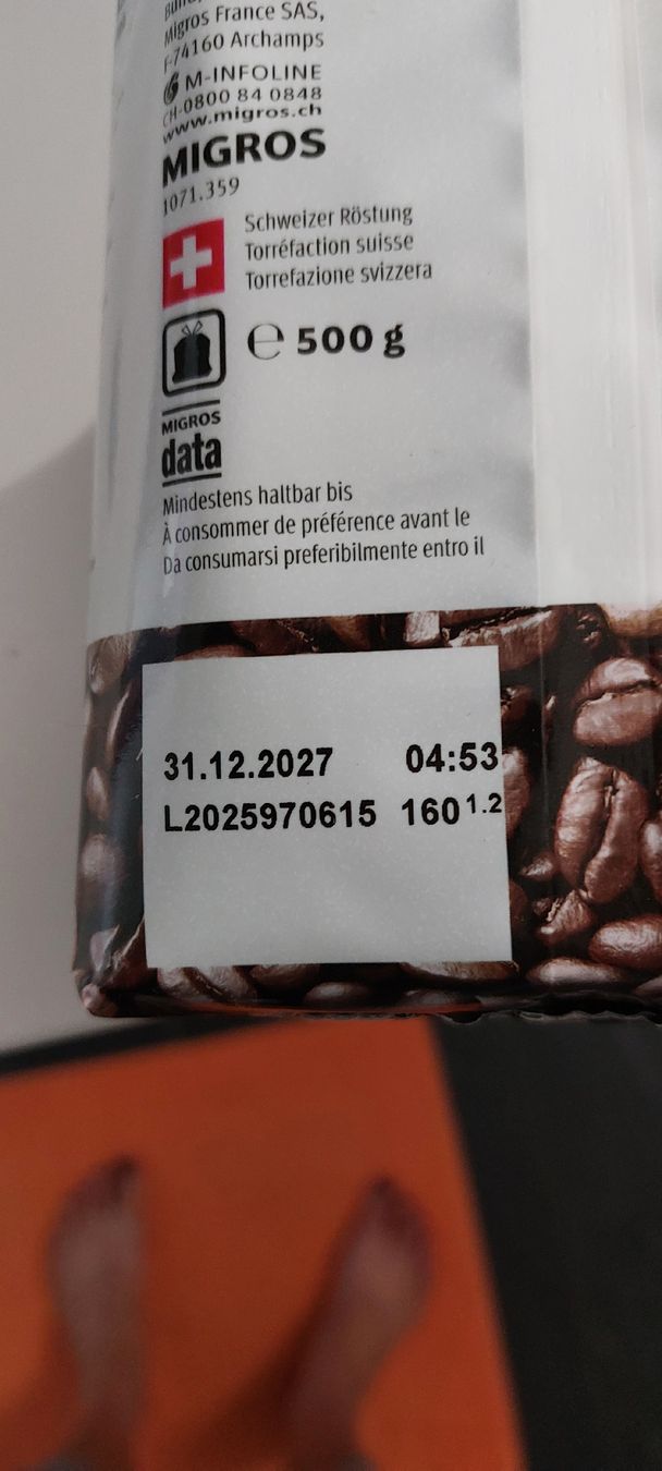 Migros Aliments & Spécialités: Kaffee – Neuf (Voir description) à Kyburg-Buchegg par Rolf1velo 1