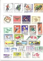 Einige schön gestempelt Briefmarken aus der Mongolei