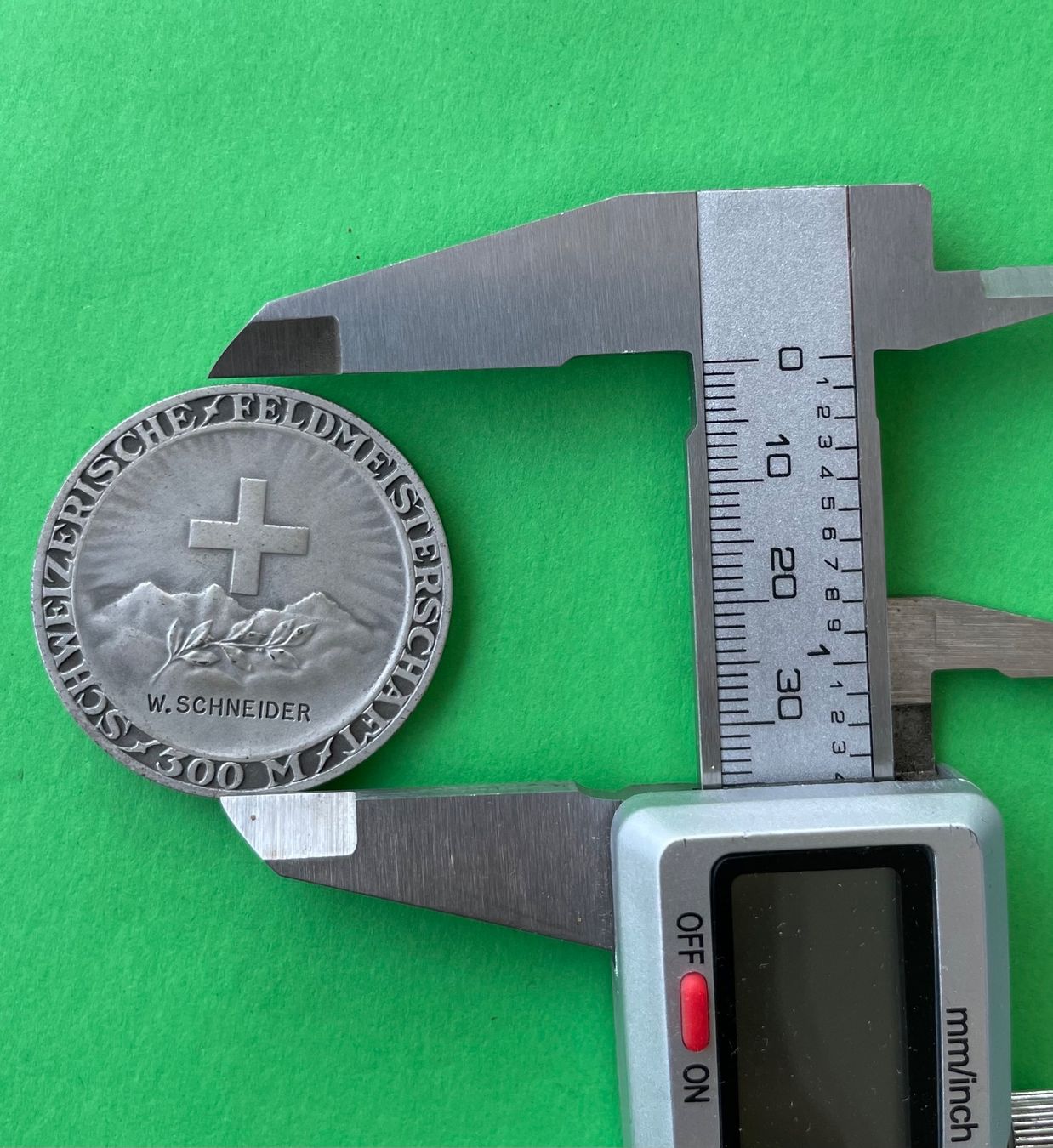 Medaglie: Schweizerische Schuetzenmedaille, Silber, im Etui – Usato da Bremgarten AG venduto da Schussi 6