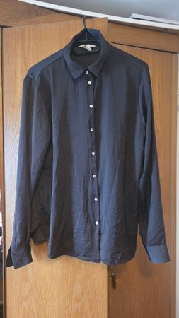 Camicia H&M nera maniche lunghe taglia 42 buono stato