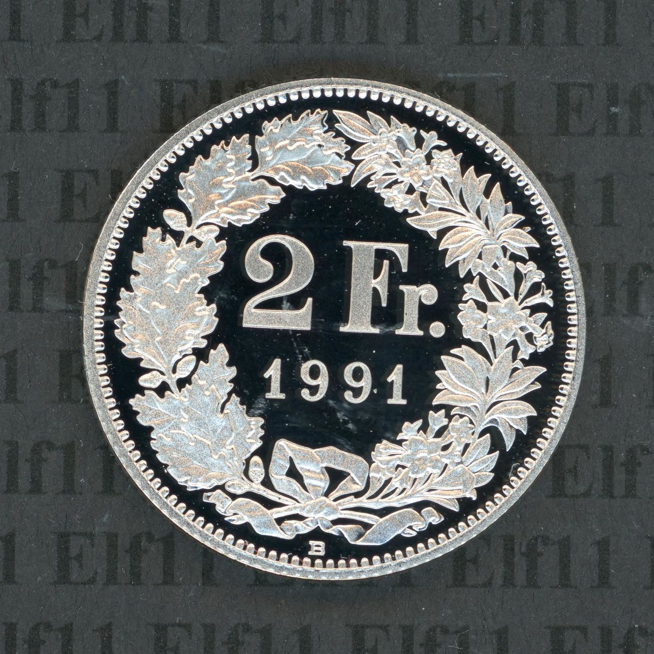 Tutti le monete: CHF___2.00 1991 PP 2 Franken – Nuovo (secondo la descrizione) da Widnau venduto da Elf11