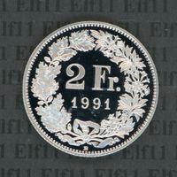 CHF___2.00 1991 PP 2 Franken