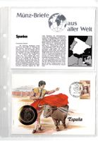 Spanien_1984_Münzbrief mit Beschreibung