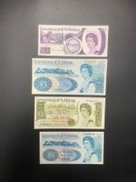 4 Banknoten St. Helena, unzirkuliert