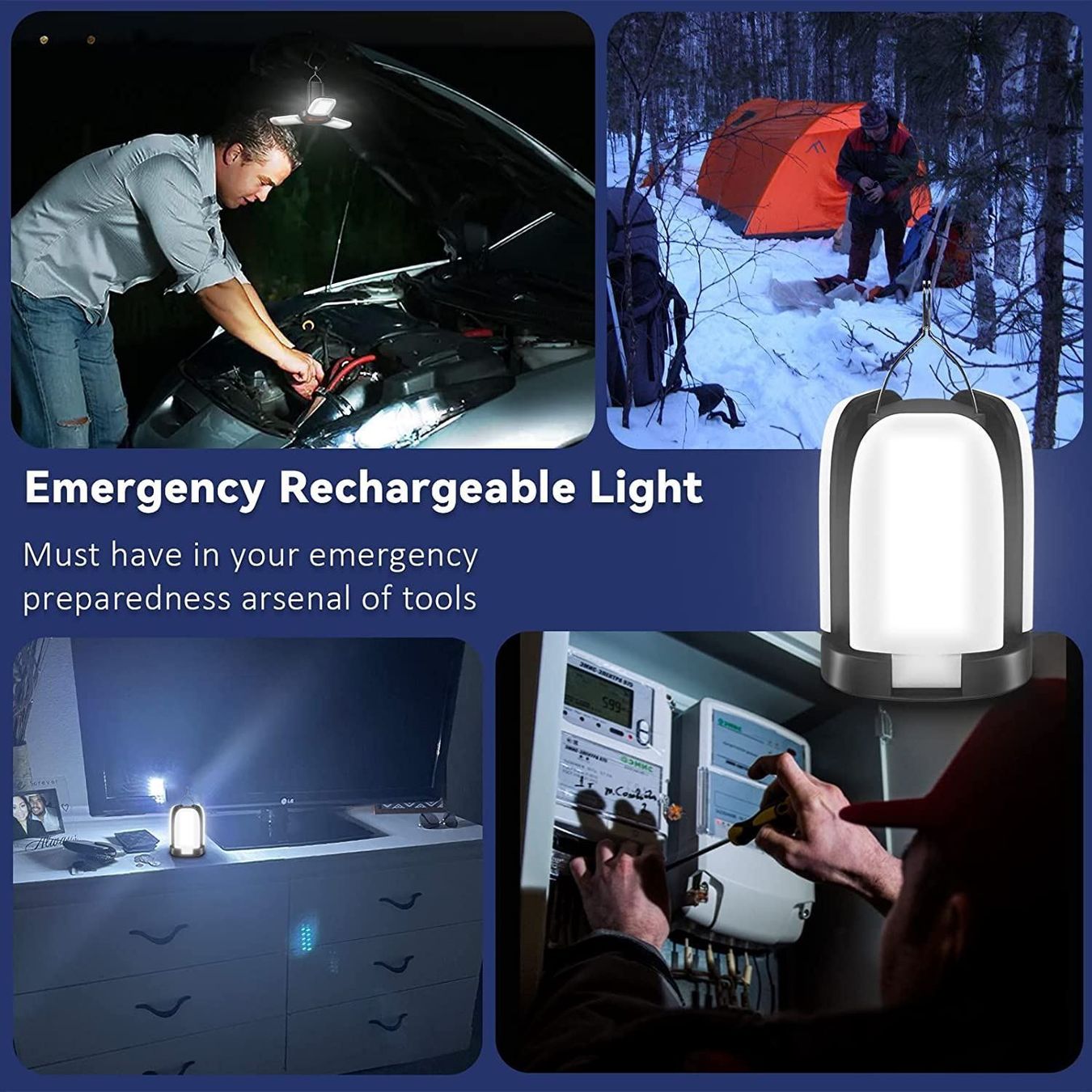Lampen: 3 Lichtmodi Campinglampe Mini Faltbar – Neu (gemäss Beschreibung) aus Thun von nuonuoshop 2
