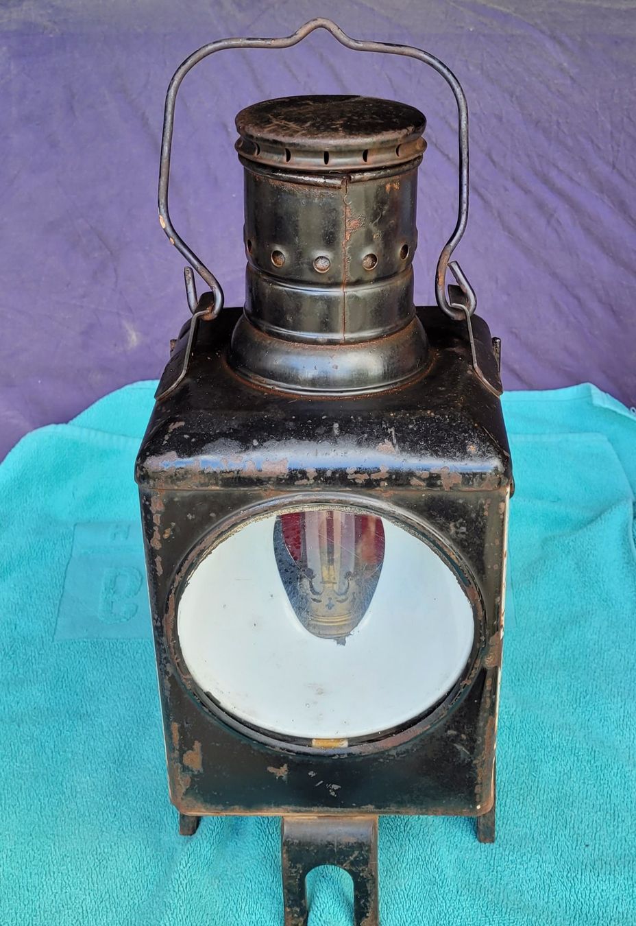 Altro in Decorazioni & Accessori: Antike Weichenlampe Petroleum – Usato da Thun venduto da Engel114 1