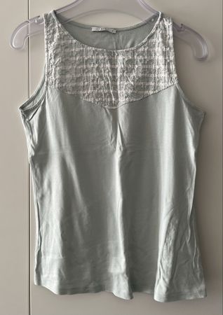 Damen Top EDC hellblau Grösse S