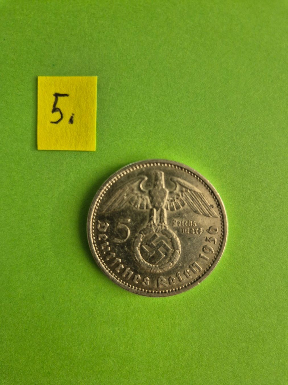 Toutes les monnaies: 5 Deutsche Reichsmark 1936 A - Silber – D'occasion à Jona par gnaumann1900