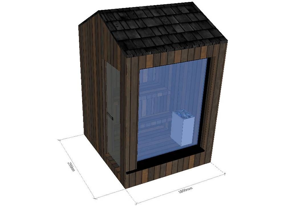 Sauna & Accessori: EPIC Sauna Mini / L046 – Usato da St. Gallen venduto da Spa_at_Home911